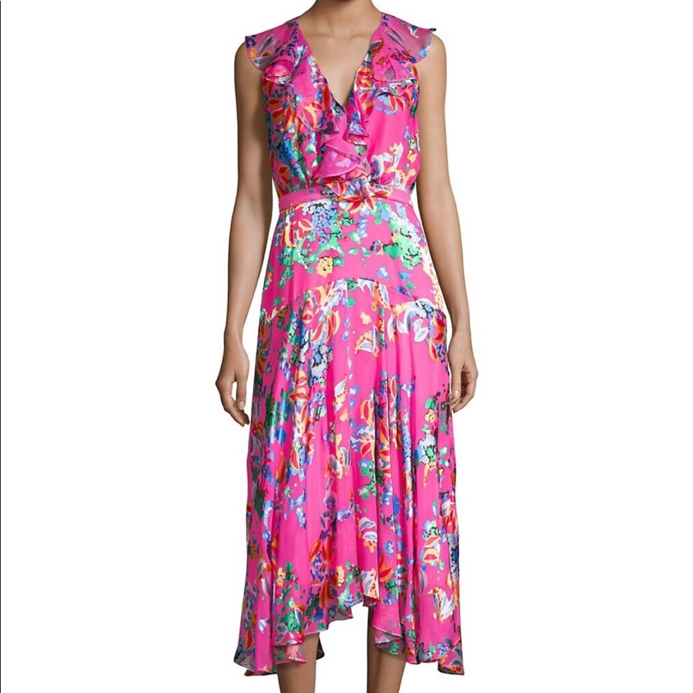 Saloni Rita Midi dress sz 4